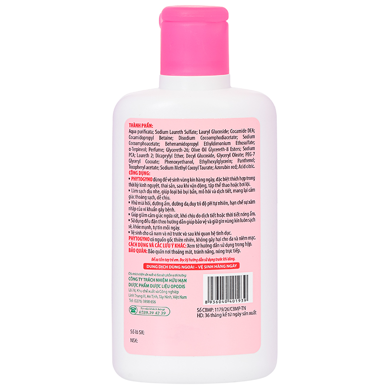 Dung dịch vệ sinh phụ nữ Phytogyno ngừa viêm âm đạo, khử mùi chai 100ml - 8